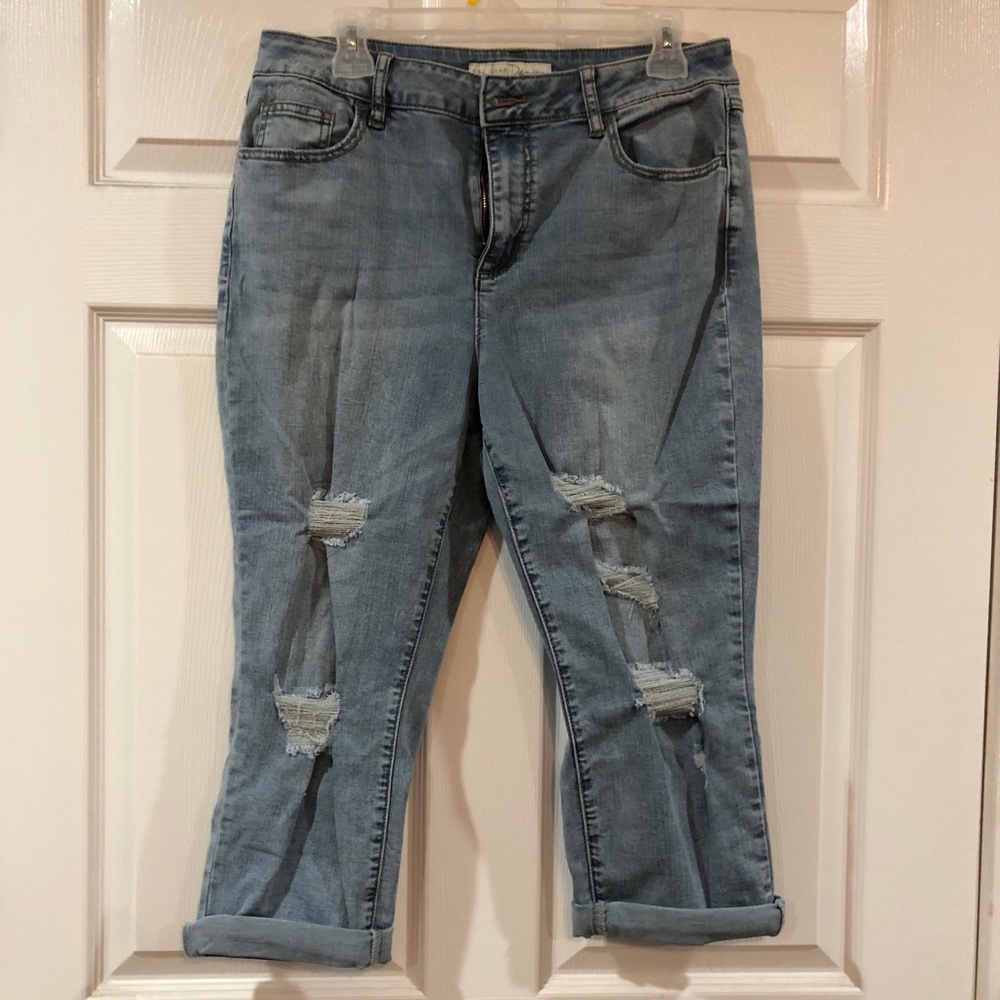 🐞Denim brand skinny crop jeans